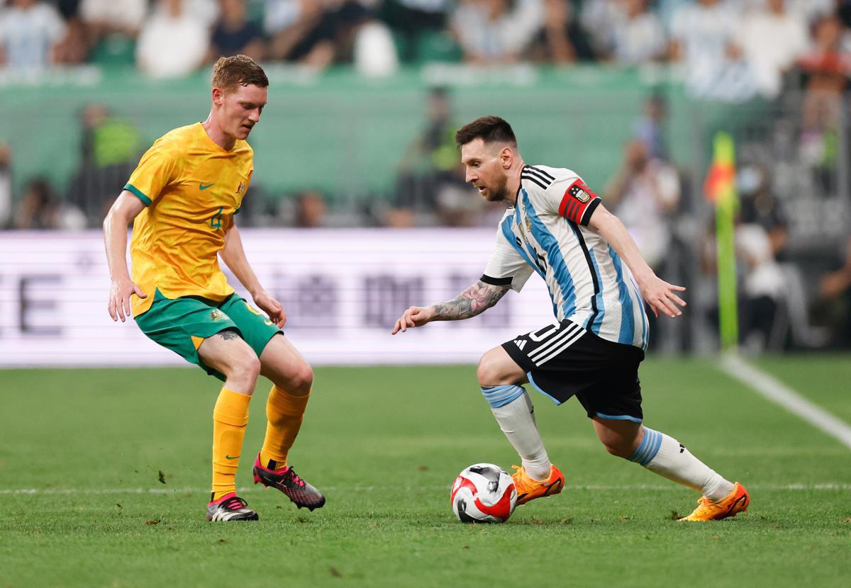 China goes crazy for Lionel Messi as Beijing Workers Stadium is